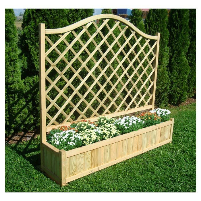 Zest 4 Leisure Planter Box with Trellis &amp; Reviews 